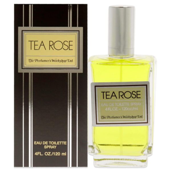 Perfumer's Workshop FragranceX Tea Rose 4 oz Eau De Toilette Spray For Women
