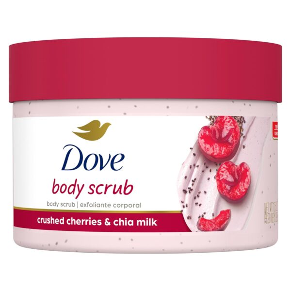Dove Exfoliating Body Polish Crushed Cherries & Chia Milk Skin Care