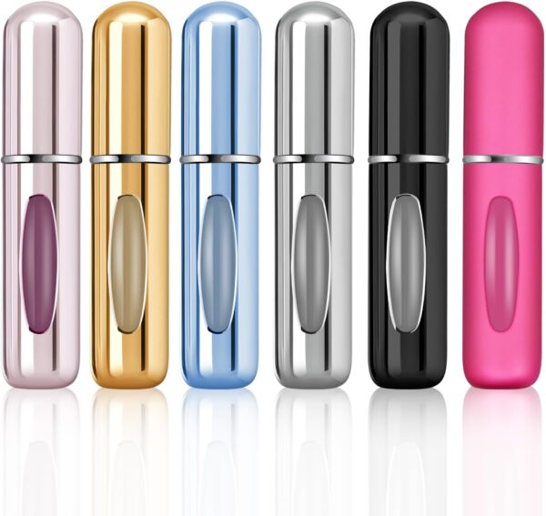 Portable Perfume Travel Refillable Bottle, Travel Size Cologne Atomizer Dispenser, Pocket Purse Perfume On The Go Container