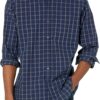 Men's Regular-Fit Long-Sleeve Casual Poplin Shirt