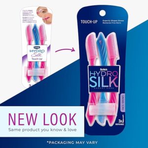 Schick Hydro Silk Touch-Up Dermaplaning Tool with Precision Cover, 3ct